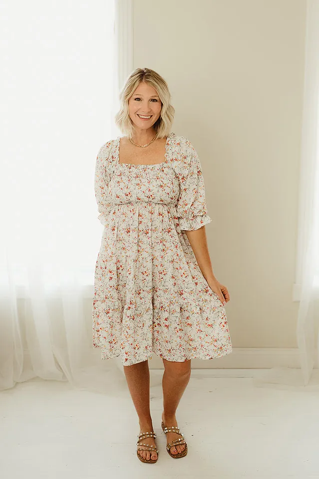 Autumn Floral Dress