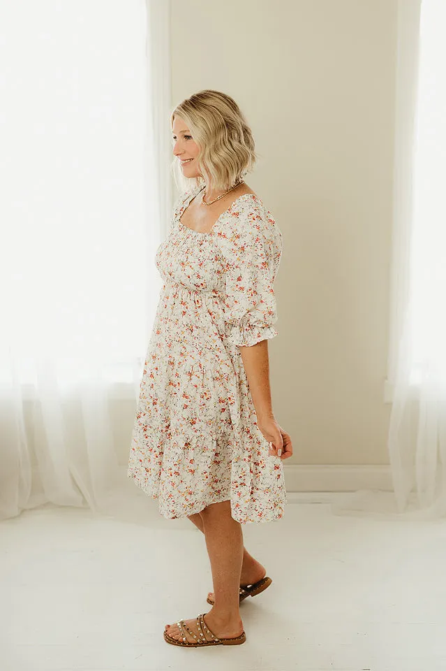 Autumn Floral Dress