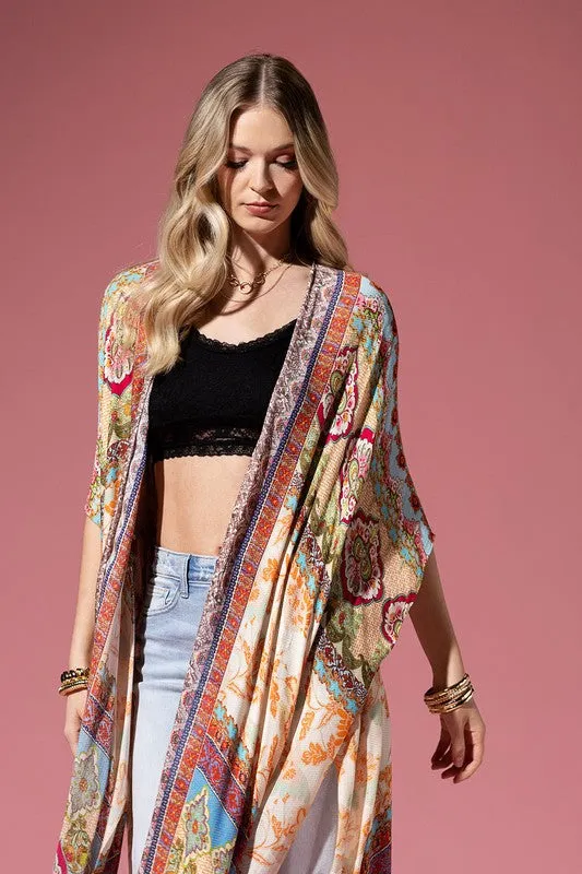 BACK IN STOCK!! Anything But Ordinary Boho Fringe Kimono