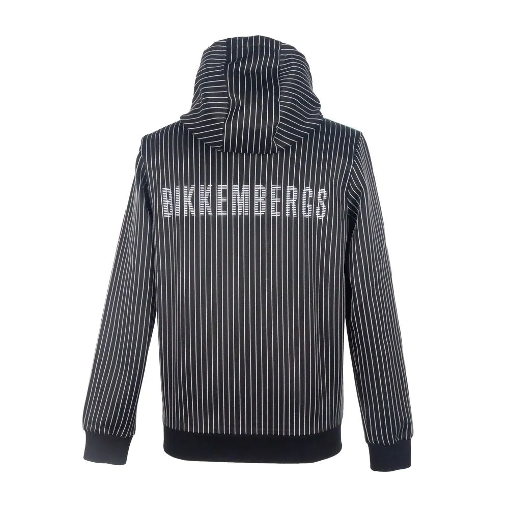 Bikkembergs Black Viscose Men Sweater