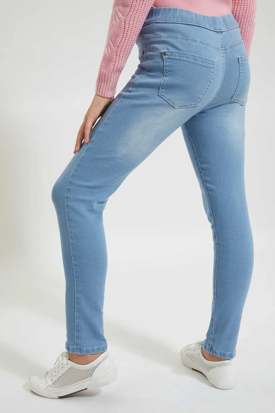 Blue Light Wash Basic Jegging