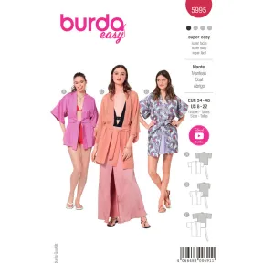 BURDA - 5995 Coat