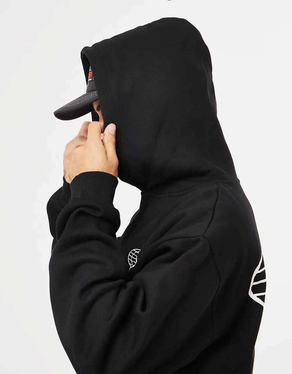 Butter Goods All Terrain Pullover Hoodie - Black