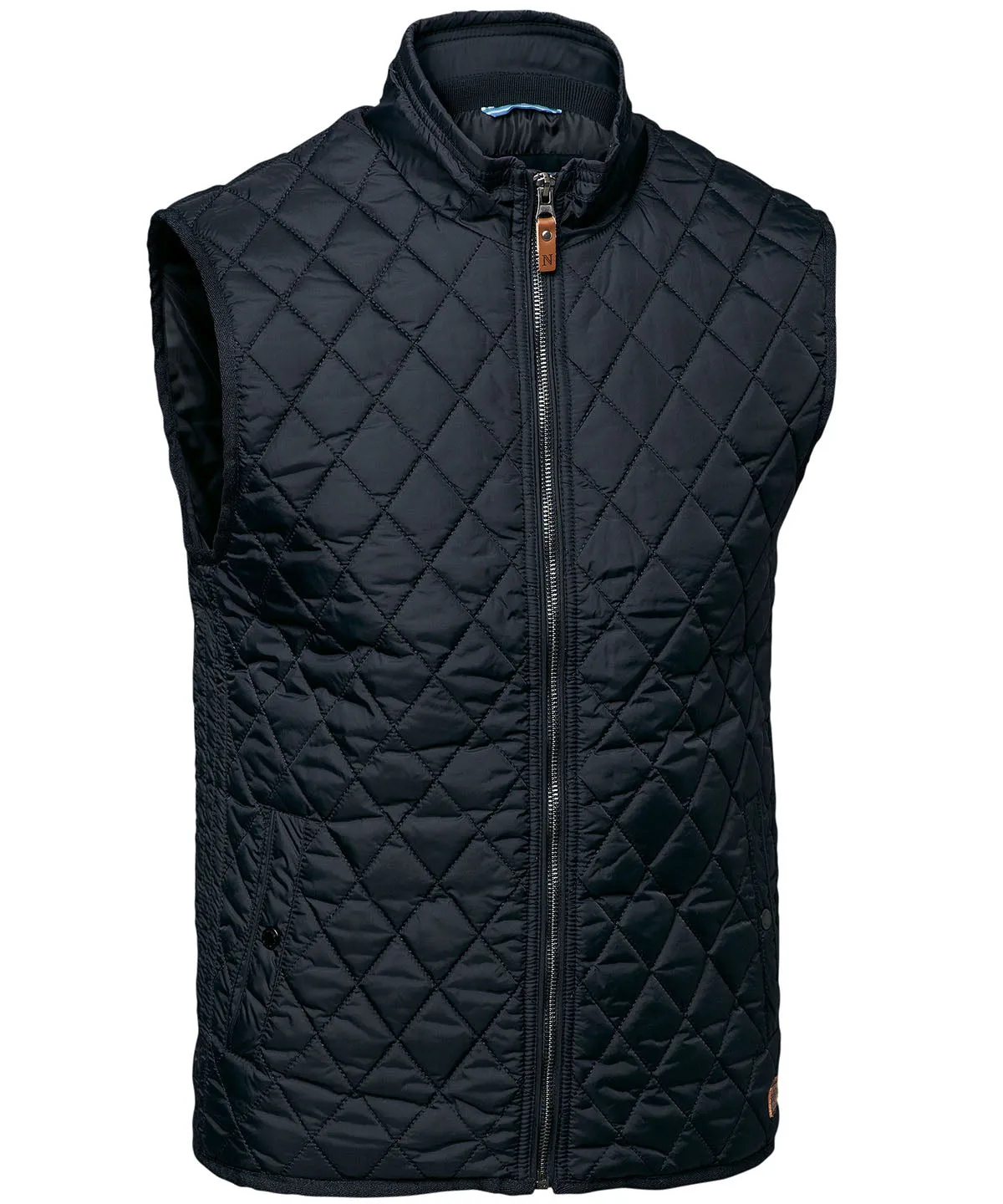 Camden  diamond quilted gilet | Midnight Blue