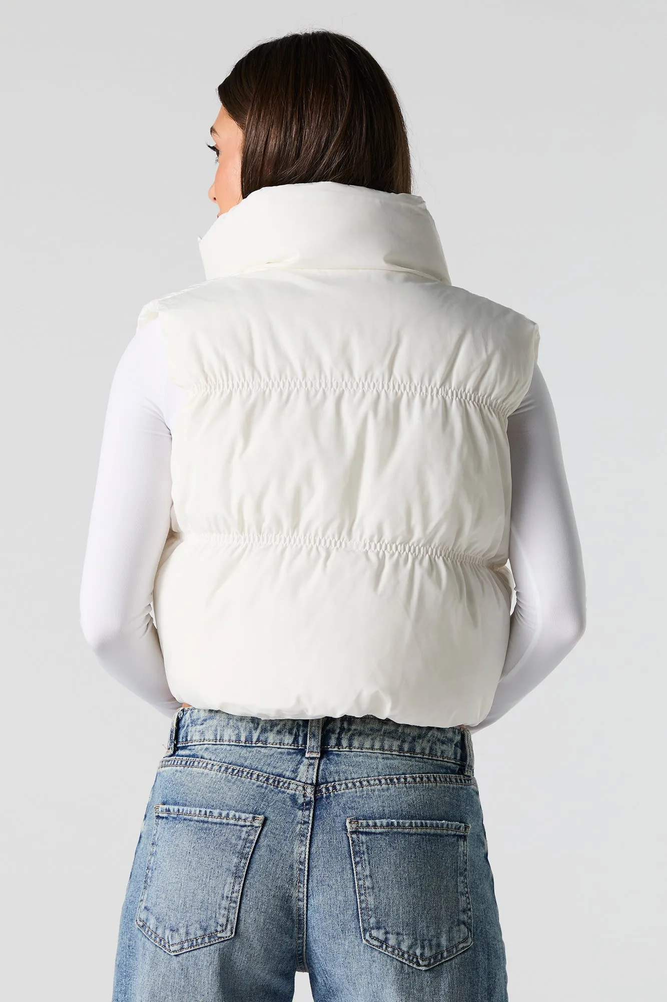 Cinched Puffer Vest