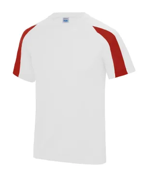 Contrast cool T | Arctic White/Fire Red