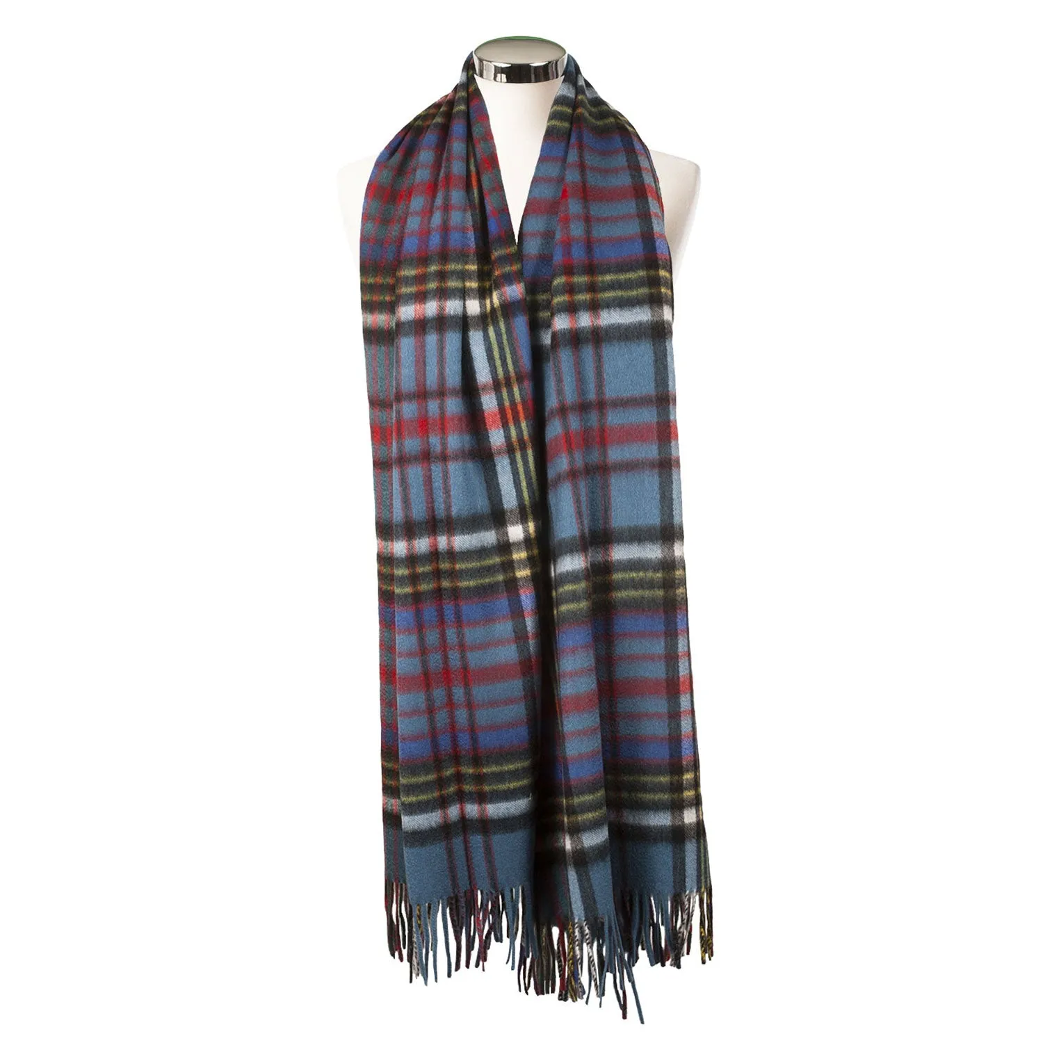 Dunedin Cashmere Big Check Stole  Anderson