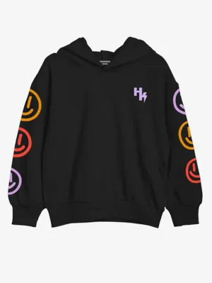 Happy Face Hoodie (Girls 7-14)