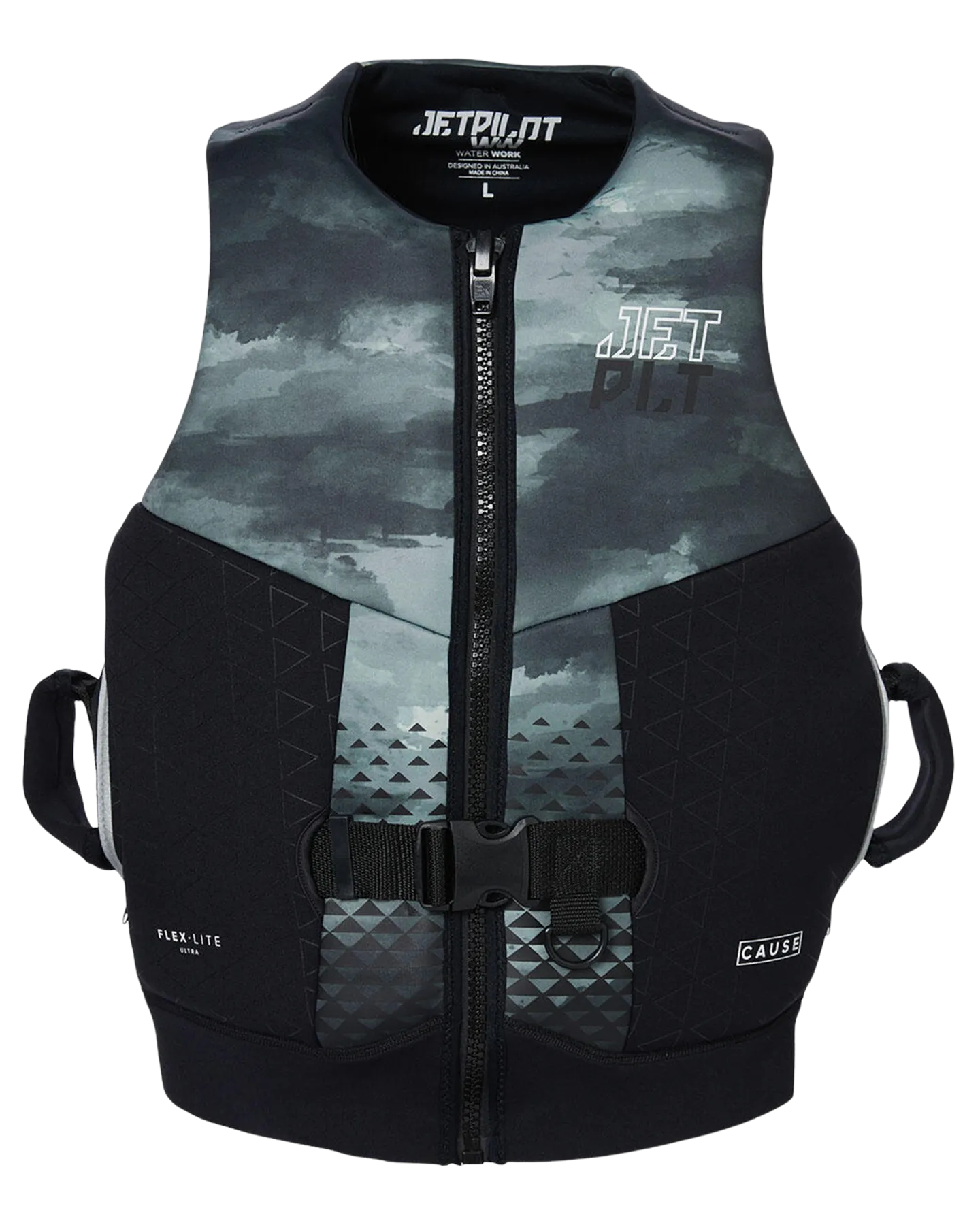 Jetpilot Cause Mens S-Grip F/E Neo Vest - Camo - 2023