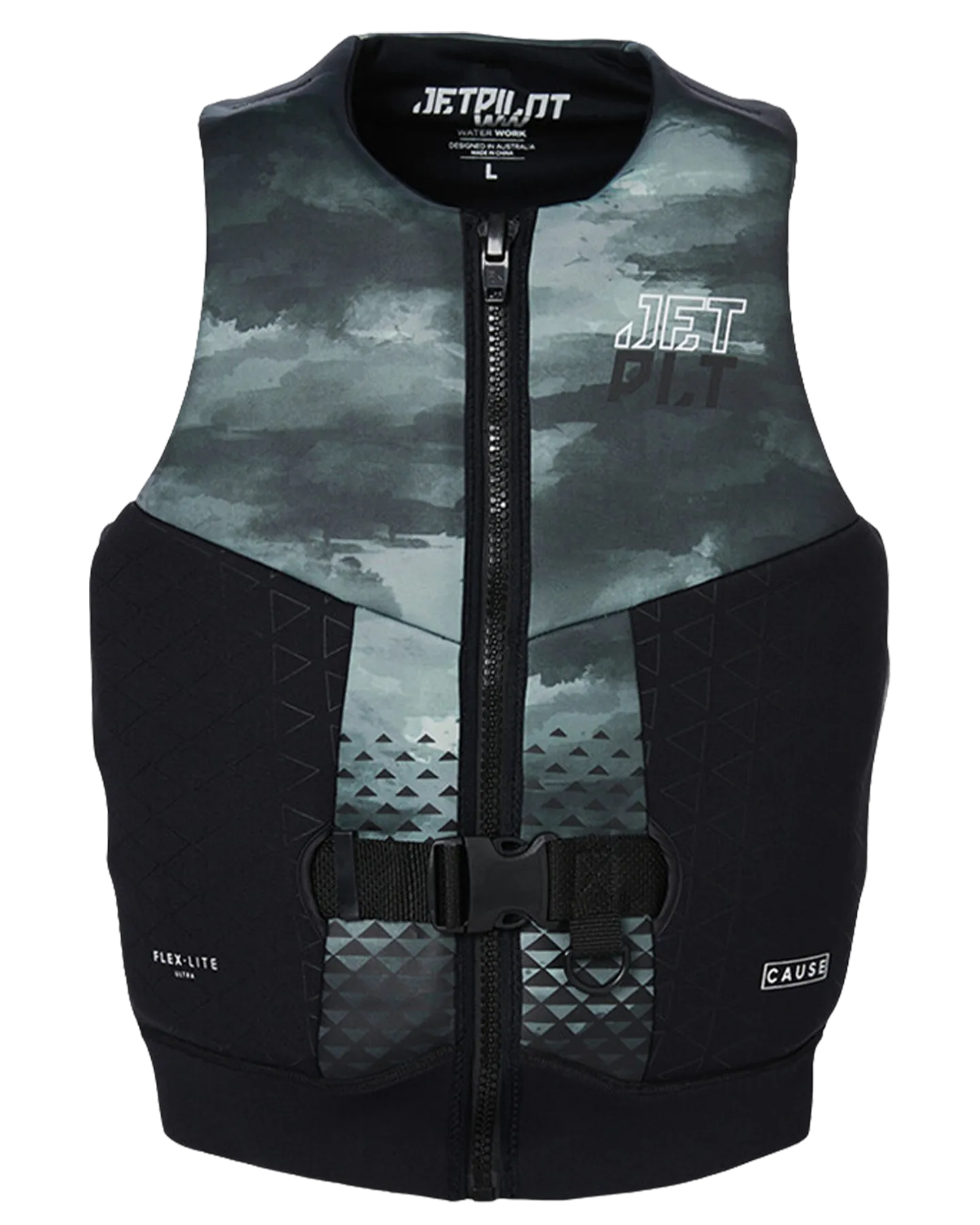 Jetpilot Cause Mens S-Grip F/E Neo Vest - Camo - 2023