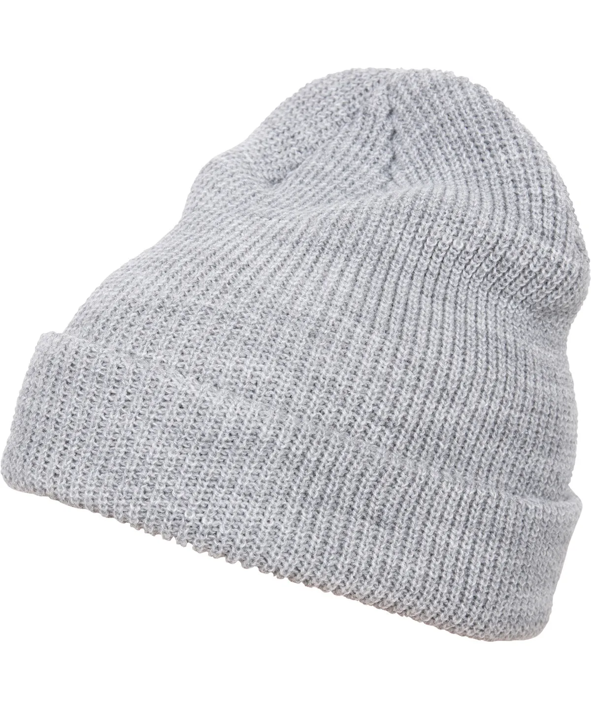 Long knit beanie (1545K) | Heather Grey