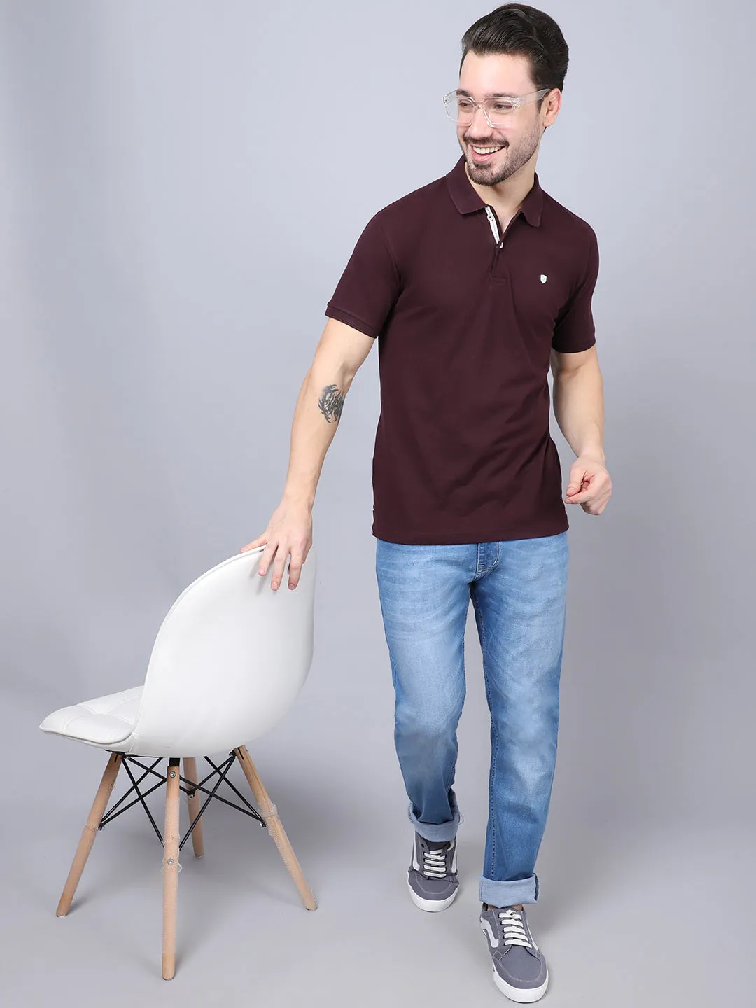 Mens Wine T-Shirt