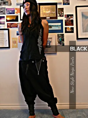 Modern Black Ninja Pants - #015