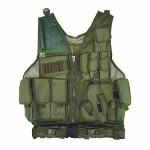 Multi-Purpose Tactical Molle Vest TL-49 GREEN