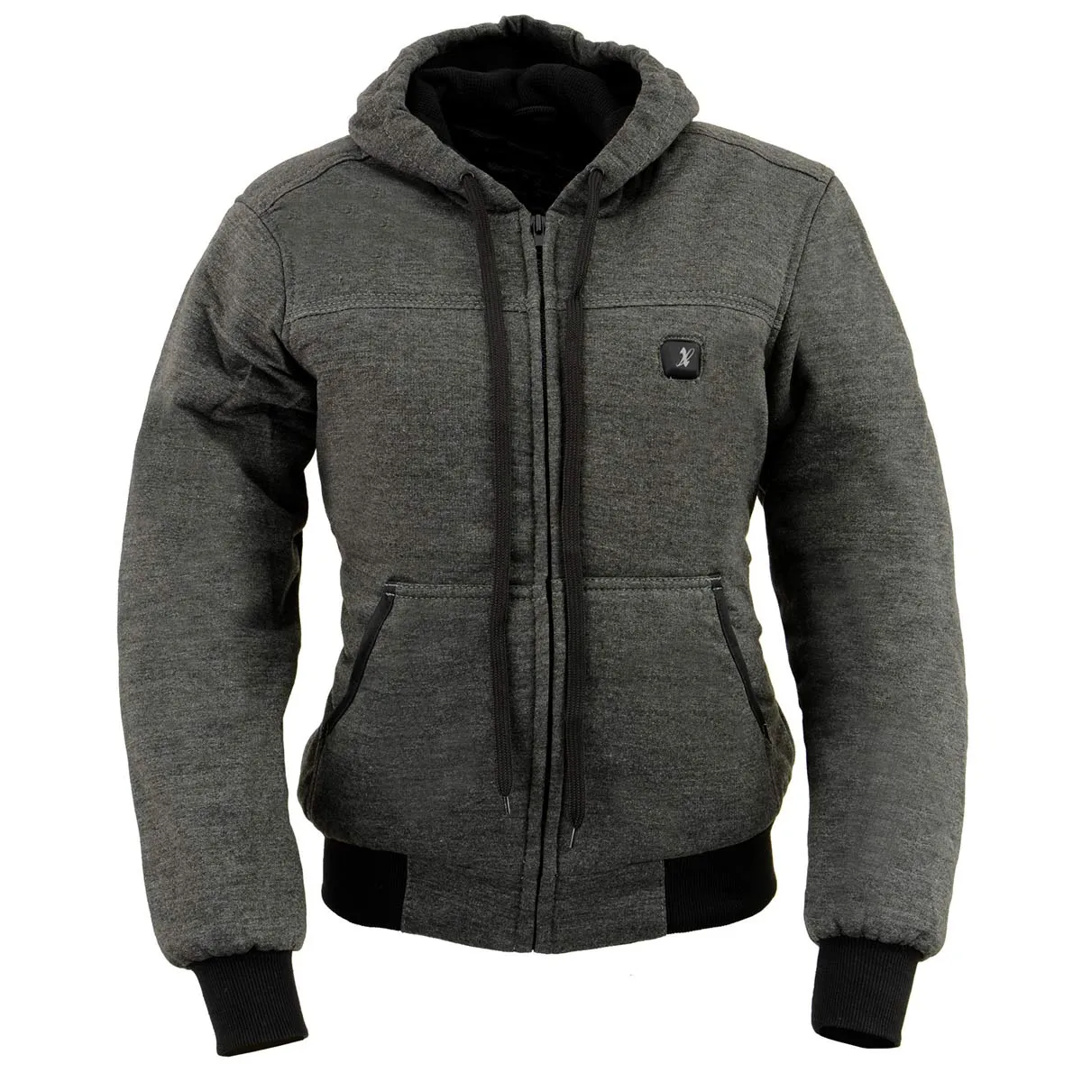 Nexgen Heat MPL2713SET Women Grey 'Heated' Front Zipper Fiery Hoodie