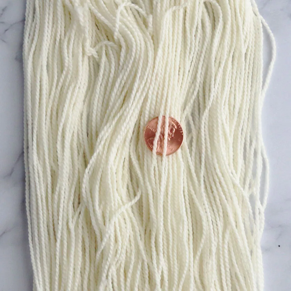 Paradise Fibers Undyed Deluxe High Twist Sock Yarn