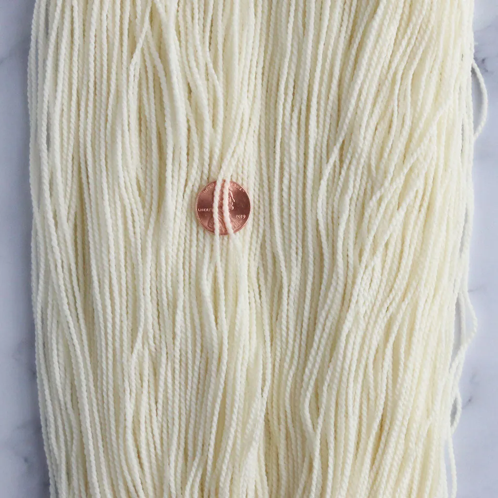 Paradise Fibers Undyed Deluxe High Twist Sock Yarn