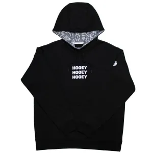 "Tres" Black w/White Logo Hoody