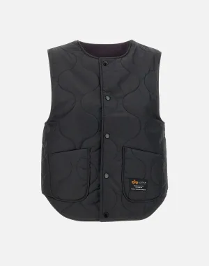 Reversible Black and Purple Vest