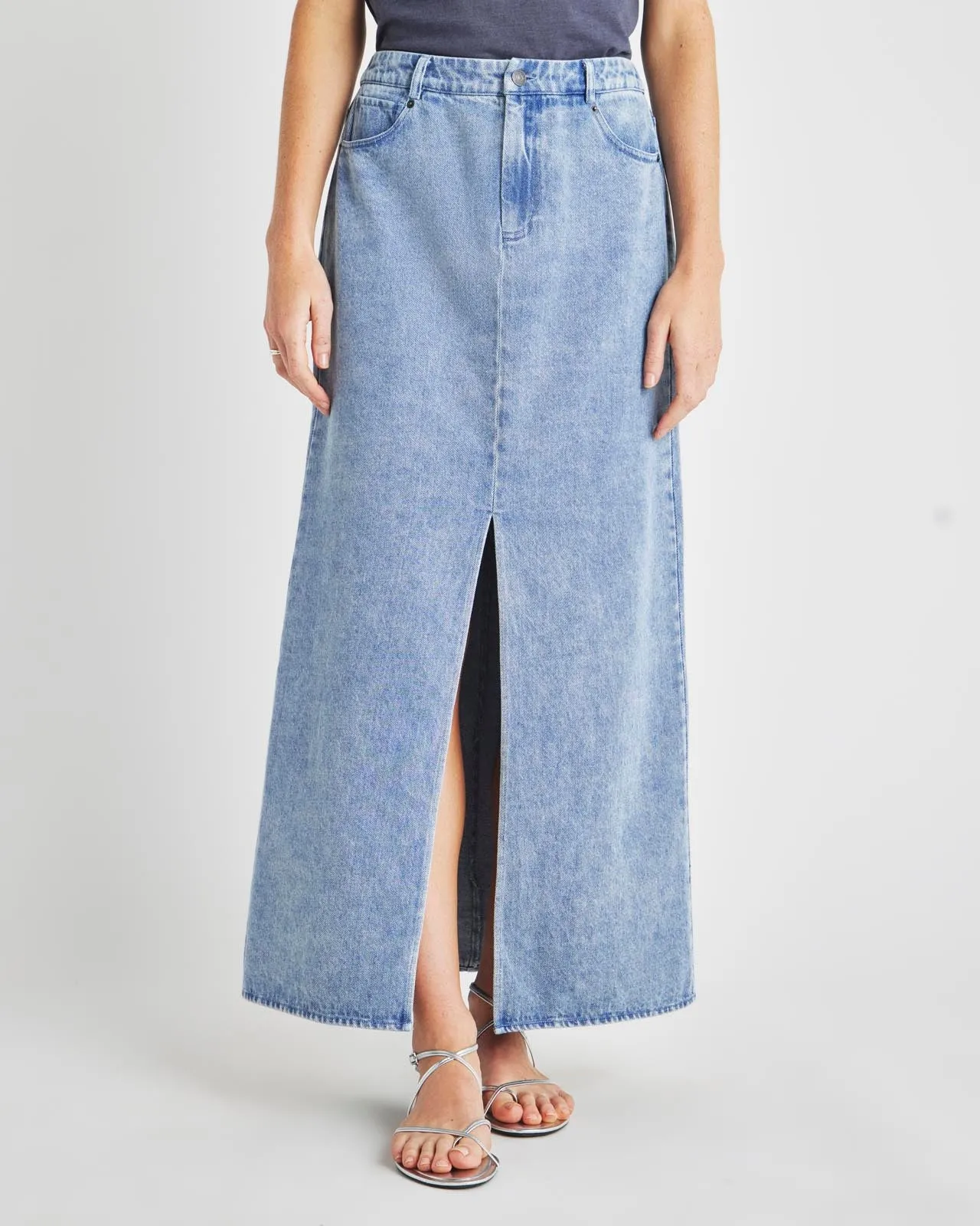 Rhiannon Denim Maxi Skirt