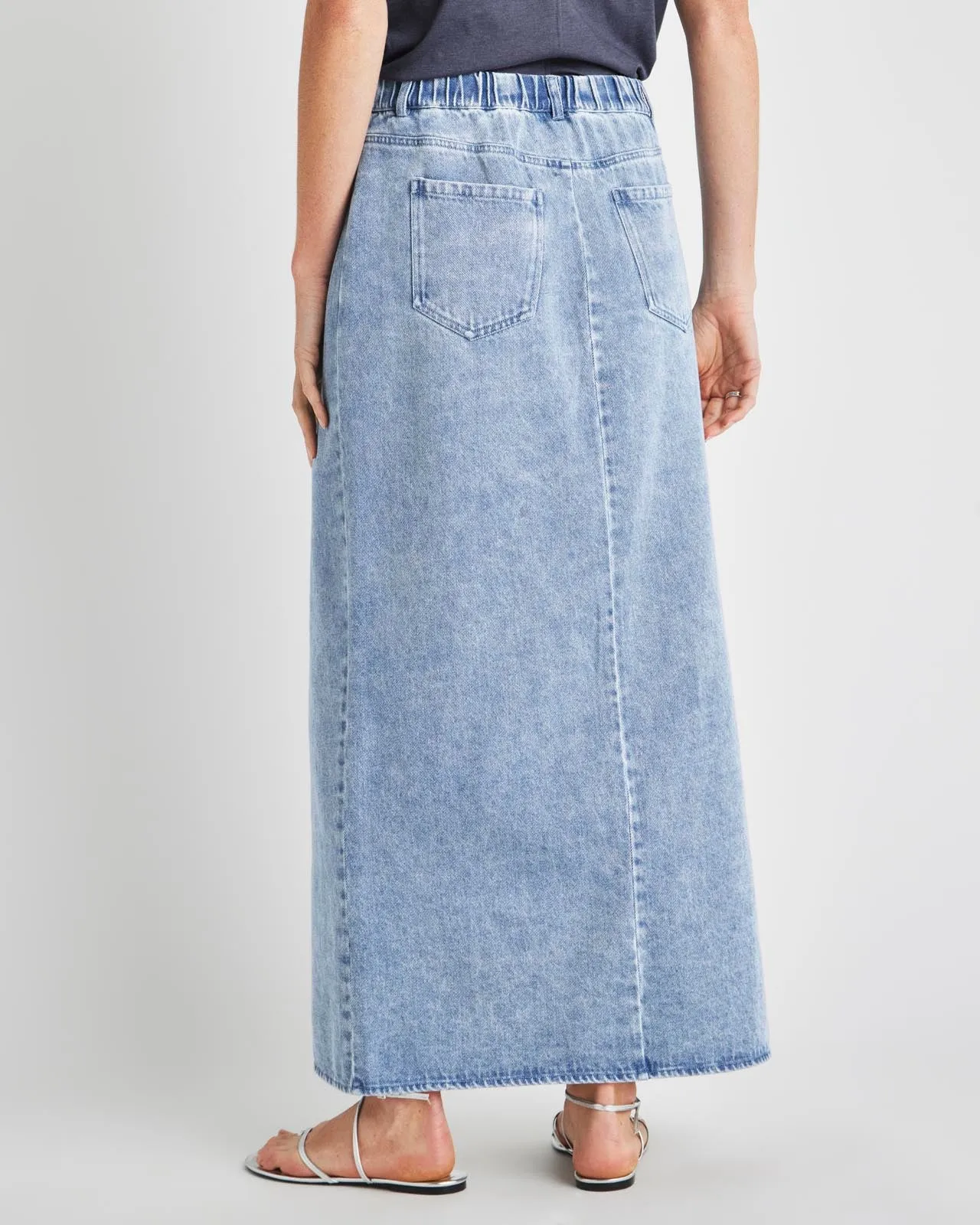 Rhiannon Denim Maxi Skirt