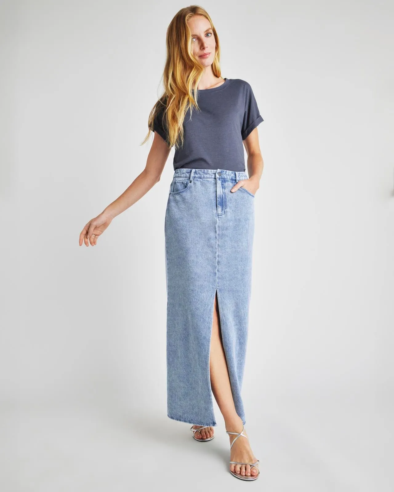 Rhiannon Denim Maxi Skirt