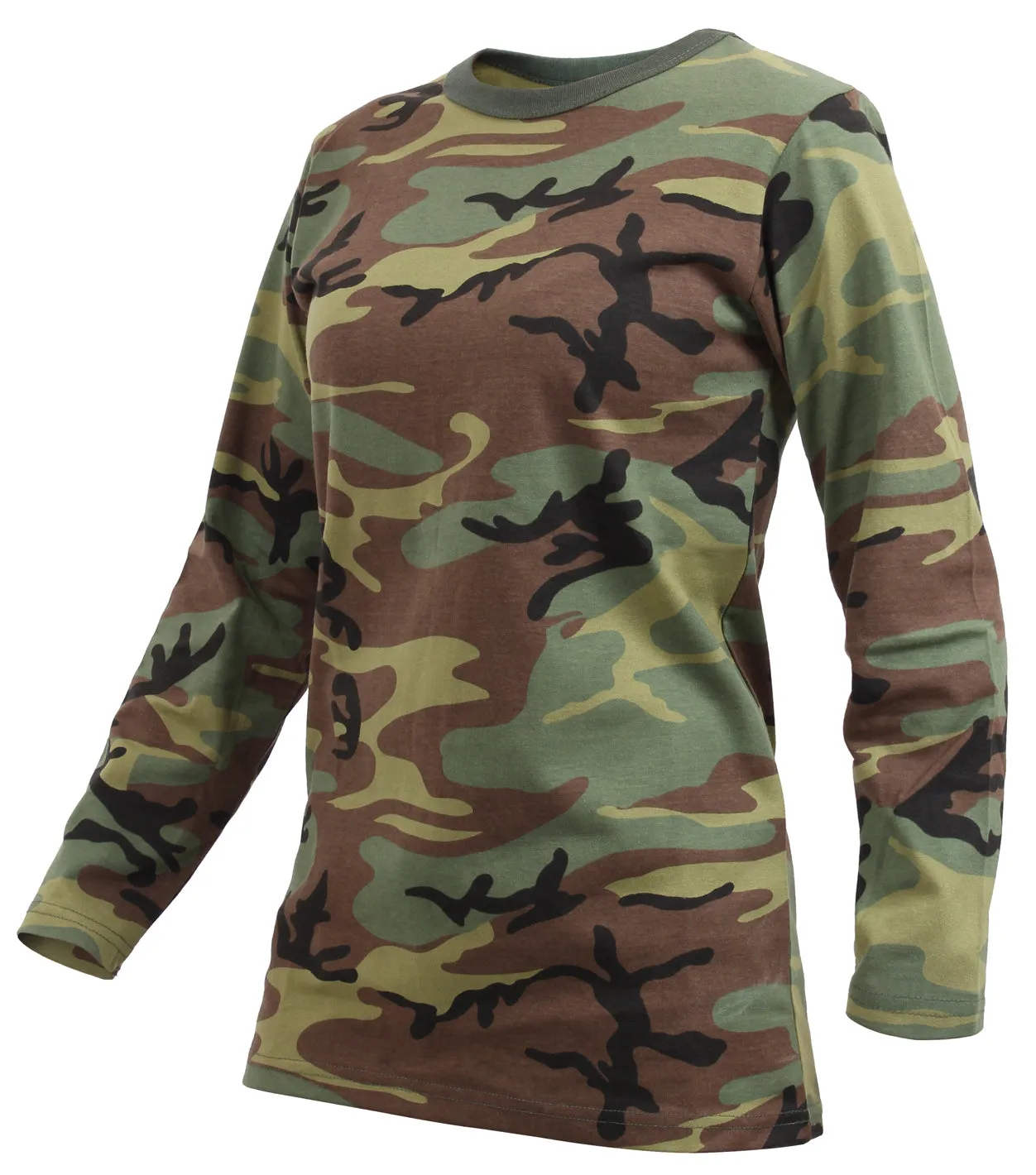 Rothco Womens Long Sleeve Camo T-Shirt