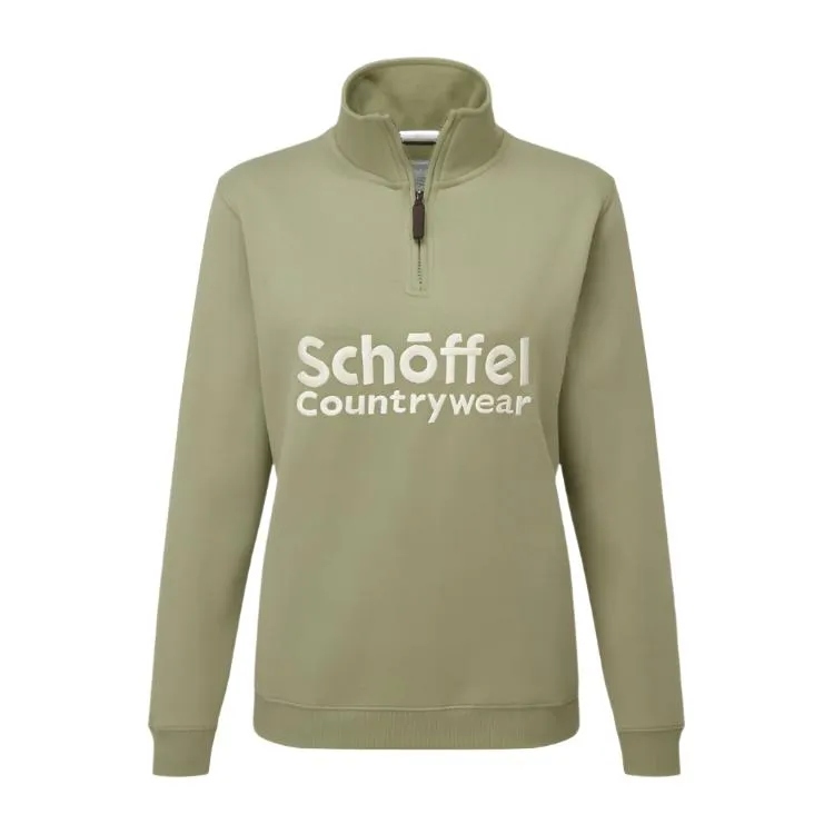 Schoffel Ladies St Issey Sweatshirt - Light Sage