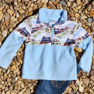 Shea Baby Infant/Toddler Cowboy Train Fleece