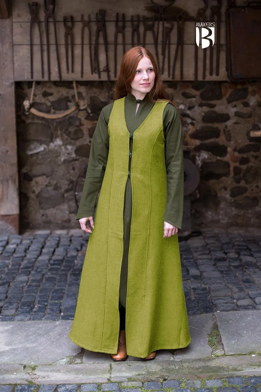 Sleeveless Coat Maiva Linden Green