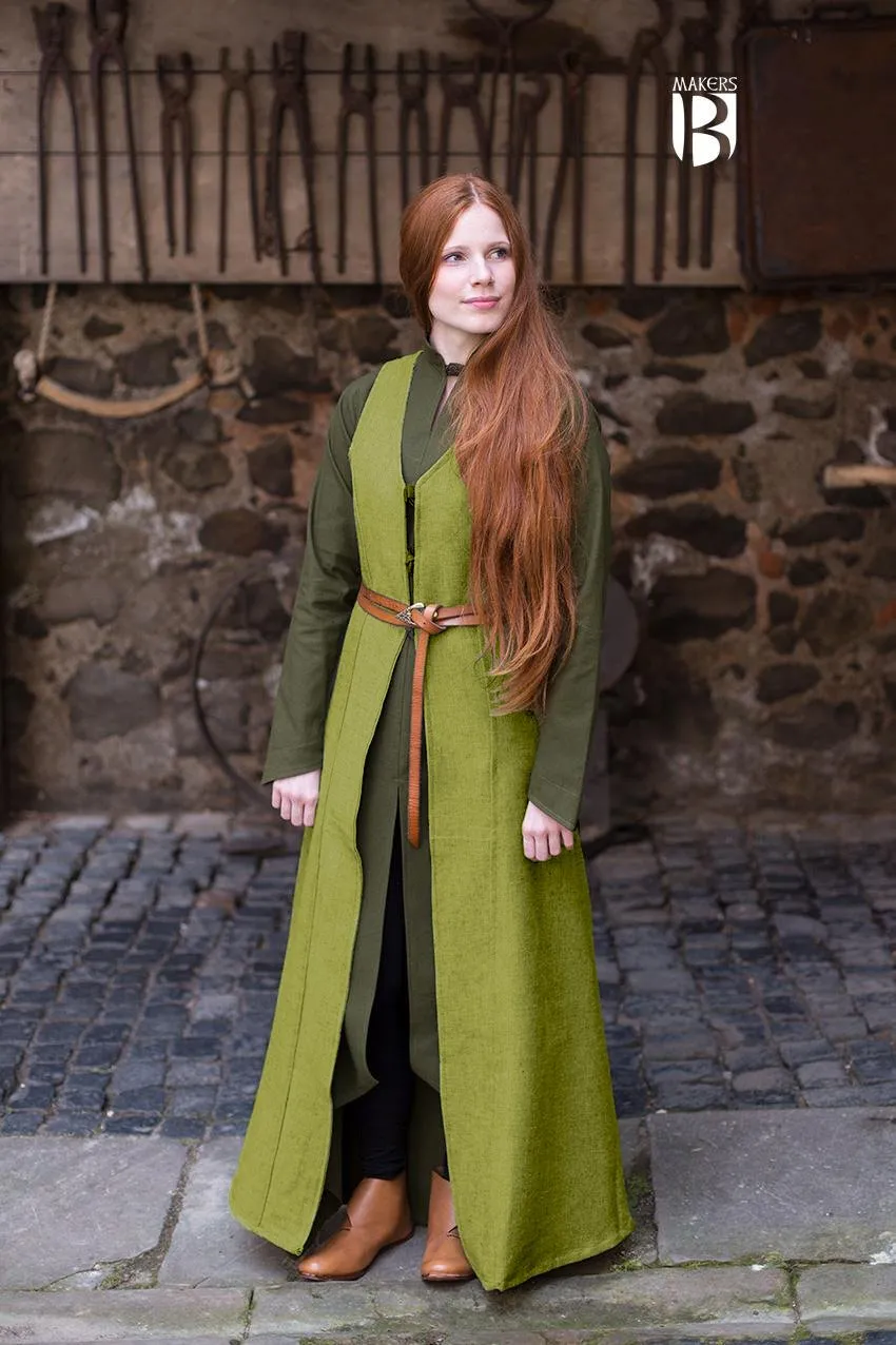 Sleeveless Coat Maiva Linden Green