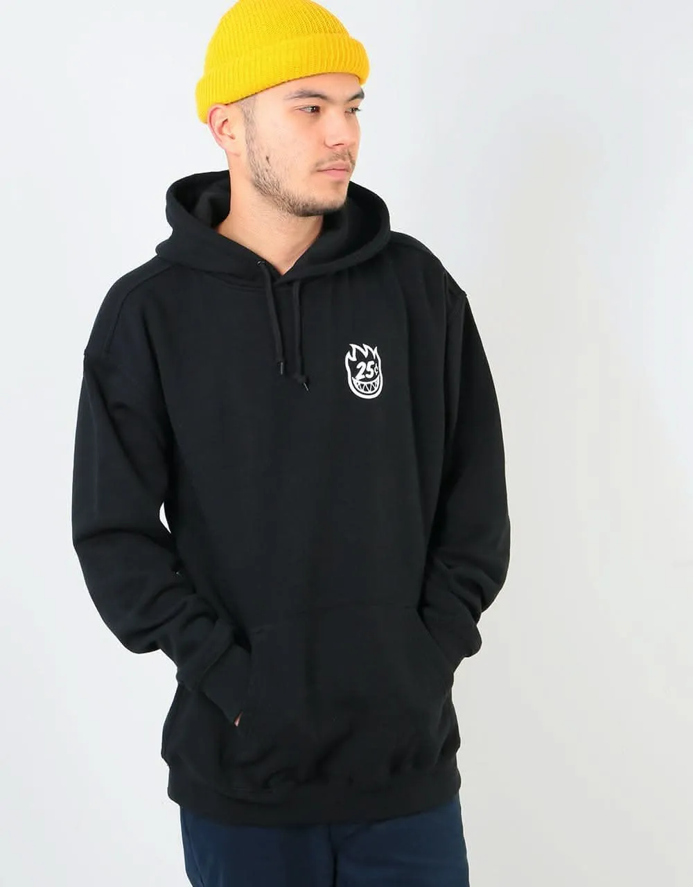 Spitfire x Quartersnacks Snackman Pullover Hoodie - Black