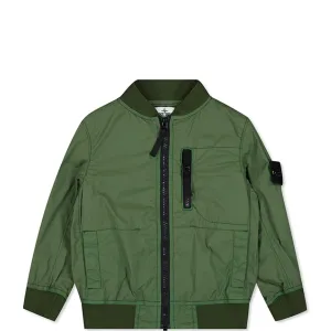 Stone Island Junior Nylon Bomber Jacket