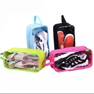 Travel Shoe Organiser Woven Bag | Portable Storage Bag