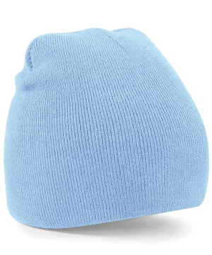 Two-tone pull-on beanie | Sky Blue