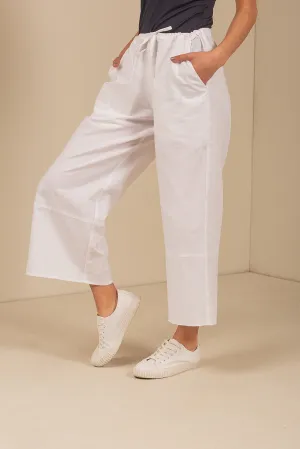 Uzi Pants Linen & Cotton Color White