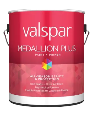 Valspar® Medallion® Plus Exterior Paint   Primer Satin 1 Quart Tint Base