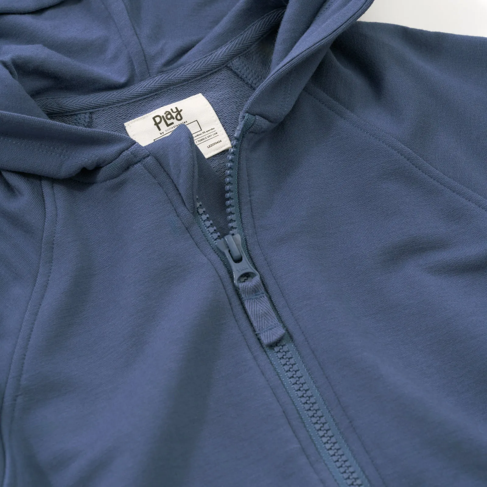 Vintage Navy Zip Hoodie