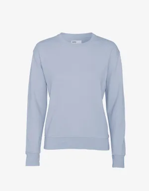 Women Classic Organic Crew - Powder Blue