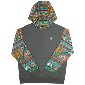 Youth "Roughy Summit" Charcoal/Orange Hoody