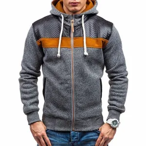 Zip Up Casual Sport Hooded Tops